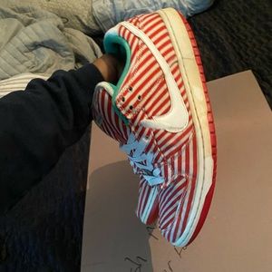 Nike dunks candy cane